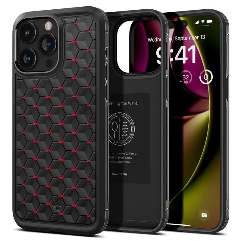 Spigen Cryo Armor, cryo punane - iPhone 15 Pro Max