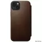 Nomad Modernus odinis folio, rudas - iPhone 15 Plus