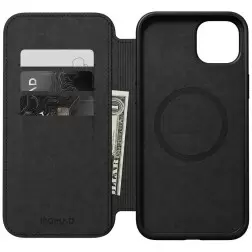 Nomad Modernus odinis folio, rudas - iPhone 15 Plus