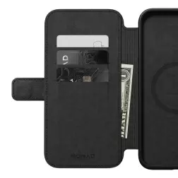 Nomad Modernus odinis folio, rudas - iPhone 15 Plus