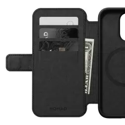 Nomad Modernus Odinis Folio, juoda - iPhone 15 Pro