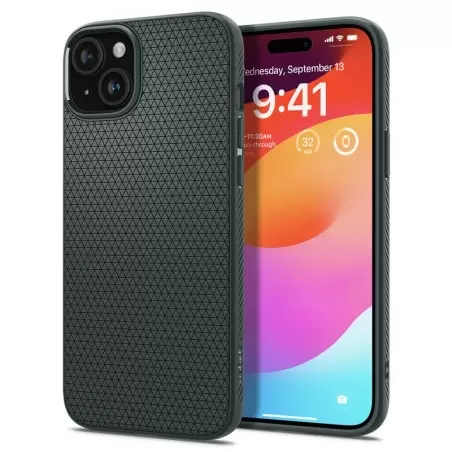 Spigen Liquid Air, sügavroheline - iPhone 15