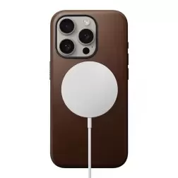 Nomad Modernus odinis dėklas, rudas - iPhone 15 Pro