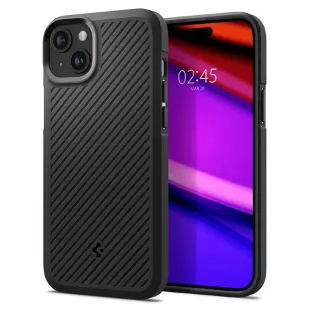 Spigen Core Armor, matte black - iPhone 15