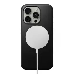Nomad Modernus odinis dėklas, juodas - iPhone 15 Pro