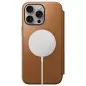 Nomad Modern Leather Folio, english tan - iPhone 15 Pro Max