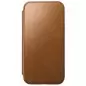 Nomad Modern Leather Folio, english tan - iPhone 15 Pro Max