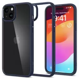 Spigen Ultra Hybrid, tamsiai mėlyna - iPhone 15