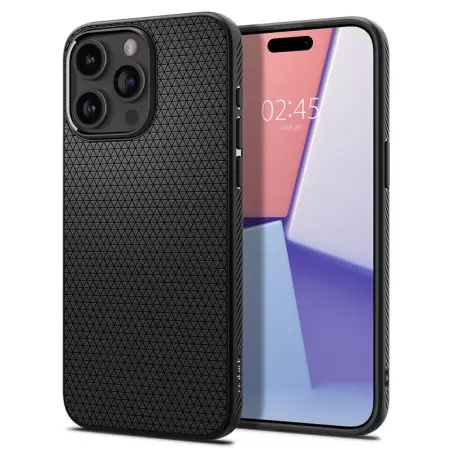 Spigen Liquid Air, matēts melns - iPhone 15 Pro Max