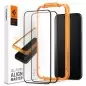 Ekrano apsauga Spigen Glass tR AlignMaster 2 Pack, FC Black - iPhone 15 Plus