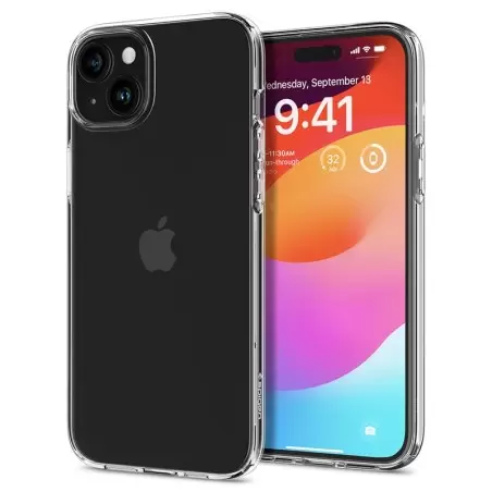 Spigen Crystal Flex, krištolo skaidrumo - iPhone 15