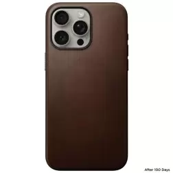Nomad Modernus Odinis Dėklas, rudas - iPhone 15 Pro Max