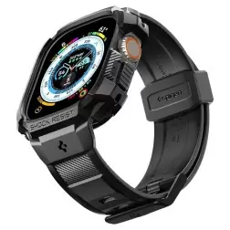 Spigen Rugged Armor Pro, juoda - Apple Watch Ultra 2/Ultra 49mm