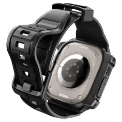 Spigen Rugged Armor Pro, juoda - Apple Watch Ultra 2/Ultra 49mm
