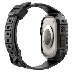 Spigen Rugged Armor Pro, juoda - Apple Watch Ultra 2/Ultra 49mm