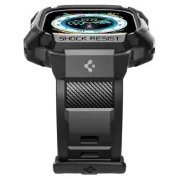 Spigen Rugged Armor Pro, juoda - Apple Watch Ultra 2/Ultra 49mm