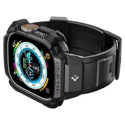 Spigen Rugged Armor Pro, juoda - Apple Watch Ultra 2/Ultra 49mm