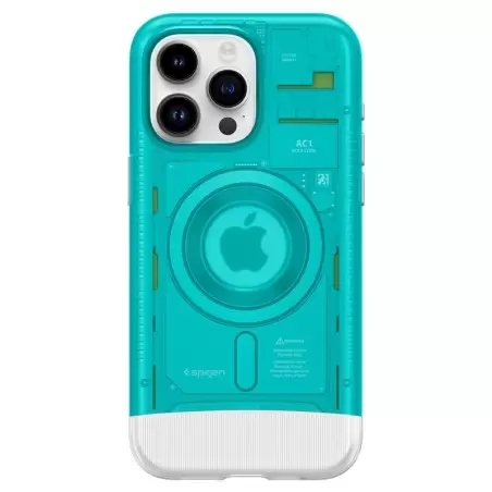 Spigen Classic C1 MagSafe, bondi sinine - iPhone 15 Pro