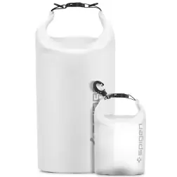 Spigen Aqua Shield Vandeniui atsparus sausas krepšys 20L + 2L A630, sniego baltumas