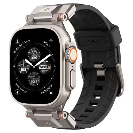 Spigen DuraPro Armor, black - Apple Watch 49mm/46mm/45mm/44mm/42mm