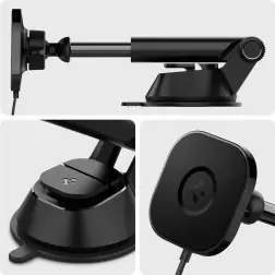 Spigen OneTap MagSafe automobilinis laikiklis ITS35W, juoda