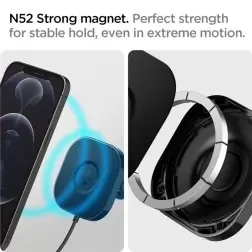 Spigen OneTap MagSafe automobilinis laikiklis ITS35W, juoda