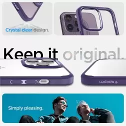 Spigen Ultra Hybrid, gilus violetinė - iPhone 14 Pro
