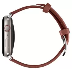 Spigen Kajuko laikrodžio dirželis, kaštonas - Apple Watch 41mm/40mm/38mm
