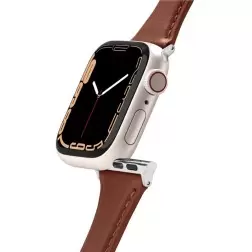 Spigen Kajuko laikrodžio dirželis, kaštonas - Apple Watch 41mm/40mm/38mm
