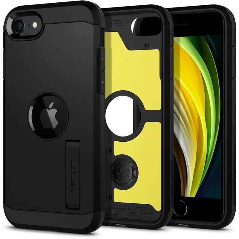 Spigen Tough Armor, juodas - iPhone SE