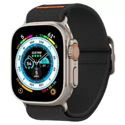 Spigen Lite Fit Ultra, juoda - Apple Watch 49mm/45mm/44mm/42mm