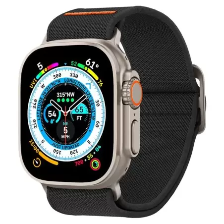Spigen Lite Fit Ultra, black - Apple Watch 49mm/46mm/45mm/44mm/42mm