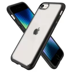 Spigen Ultra Hybrid, šaltas juodas - iPhone SE 2022/2020/8/7