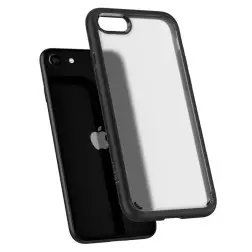 Spigen Ultra Hybrid, šaltas juodas - iPhone SE 2022/2020/8/7