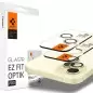 Spigen Glass tR EZ Fit Optik Pro 2 Pack, yellow - iPhone 15/15 Plus/14/14 Plus