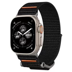 Spigen DuraPro Flex Ultra juosta, juoda - Apple Watch 49mm/45mm/44mm/42mm