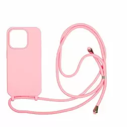 Mobile Origin Lanyard dėklas, rožinė - iPhone 15 Pro