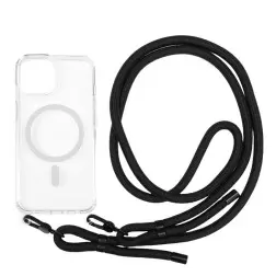 Mobile Origin Lanyard MagSafe dėklas, skaidrus - iPhone 14
