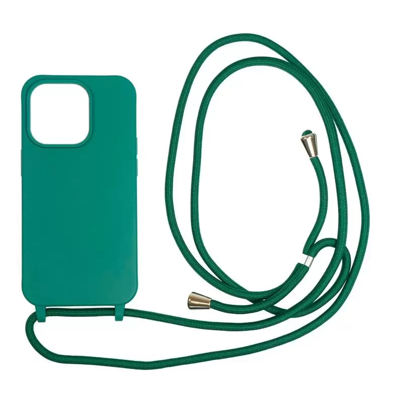 Mobile Origin Lanyard Case, dark green - iPhone 14 Pro