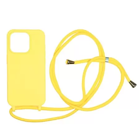 Mobile Origin Lanyard Case, yellow - iPhone 15 Pro