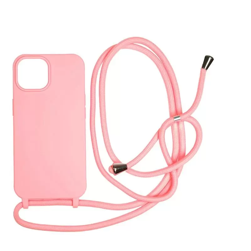 Mobile Origin Lanyard Case, pink - iPhone 15