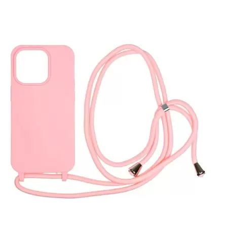 Mobile Origin Lanyard Case, pink - iPhone 14 Pro