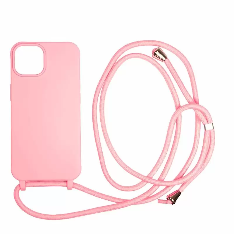 Mobile Origin Lanyard Case, pink - iPhone 14