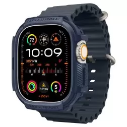 Spigen Rugged Armor, tamsiai mėlyna - Apple Watch Ultra 2/1 49mm