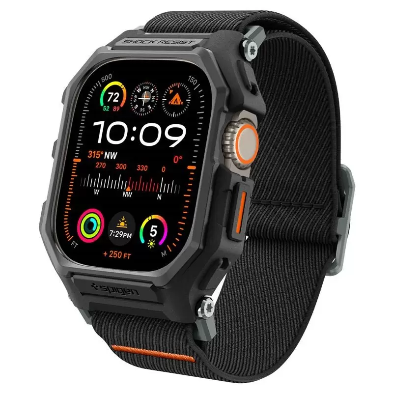 Spigen Lite Fit Pro, matte black - Apple Watch Ultra 2/1 49mm