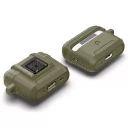 Spigen Lock Fit, vintage khaki - AirPods Pro 2