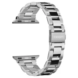 Spigen Modern Fit žiūrėti dirželį, sidabrinis - Apple Watch 42mm/41mm/40mm/38mm