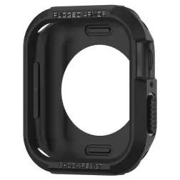 Spigen Rugged Armor, juoda - Apple Watch 9/8/7 (41mm)/6/SE/5/4 (40mm)