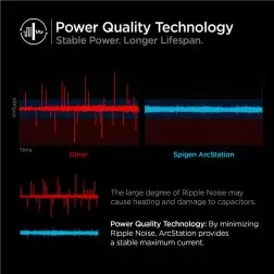 Spigen EU ArcStation sieninis kroviklis (1-Portas/ USB-C PD 27W/PPS 25W) Balta PE2103