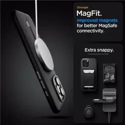 Spigen Enzo Aramidas, juoda natūrali - iPhone 6.9" 2024